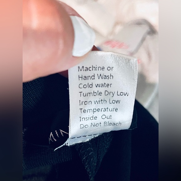 Ming Wang Large Size Straight Leg Knit Black Pants - Picture 4 of 8